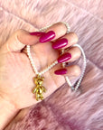 Collana con perle teddy