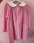 Grembiuli rosa a quadretti con Zip