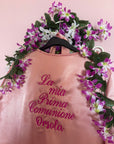 Set Kimono personalizzato con ciabatte, crea la tua frase.
