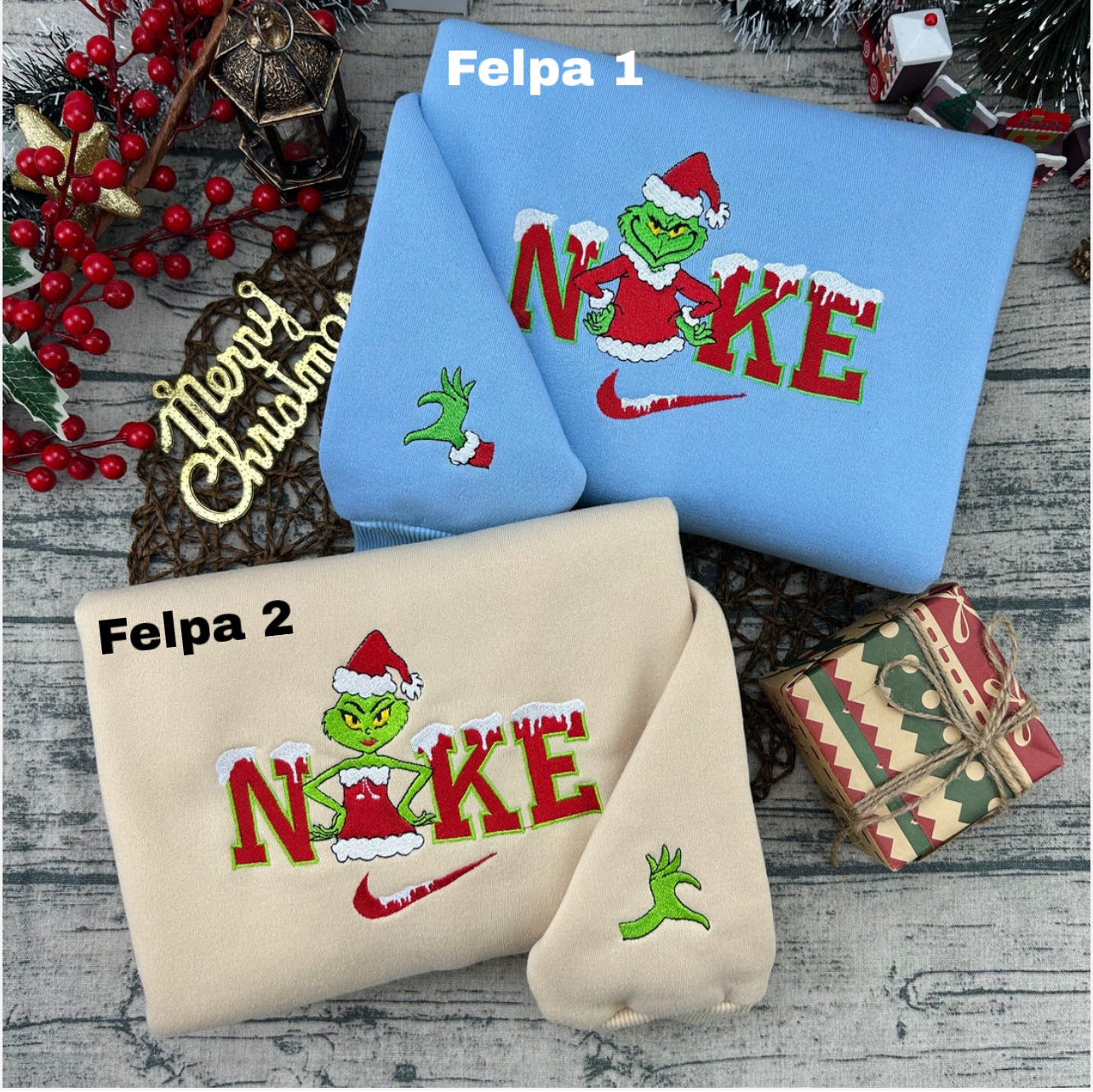 Felpa personalizzata Grinch