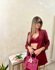 Coordinato Melody Bordeaux