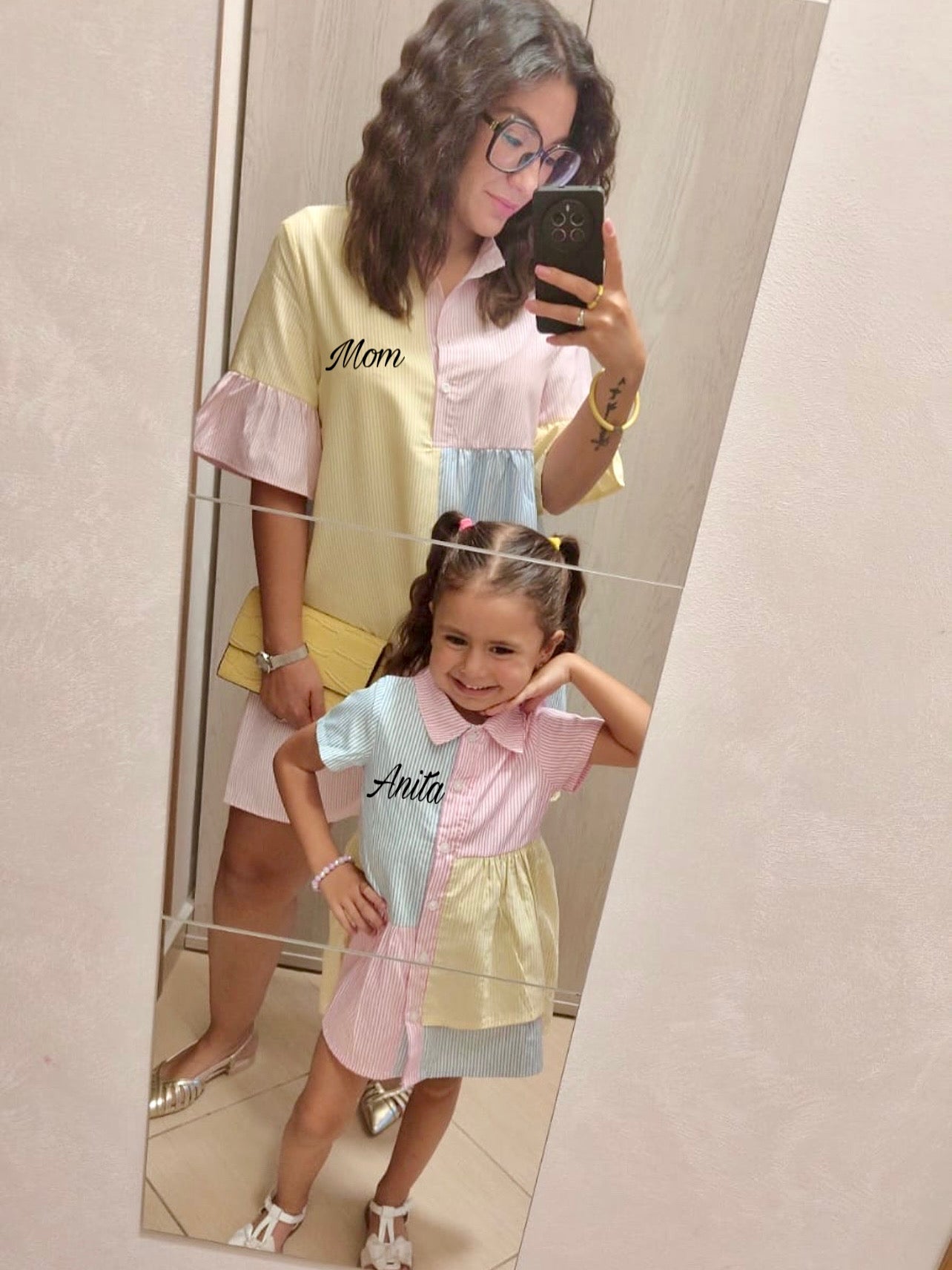 Coppia di vestiti abbinati mamma e figlia – Candida Creations