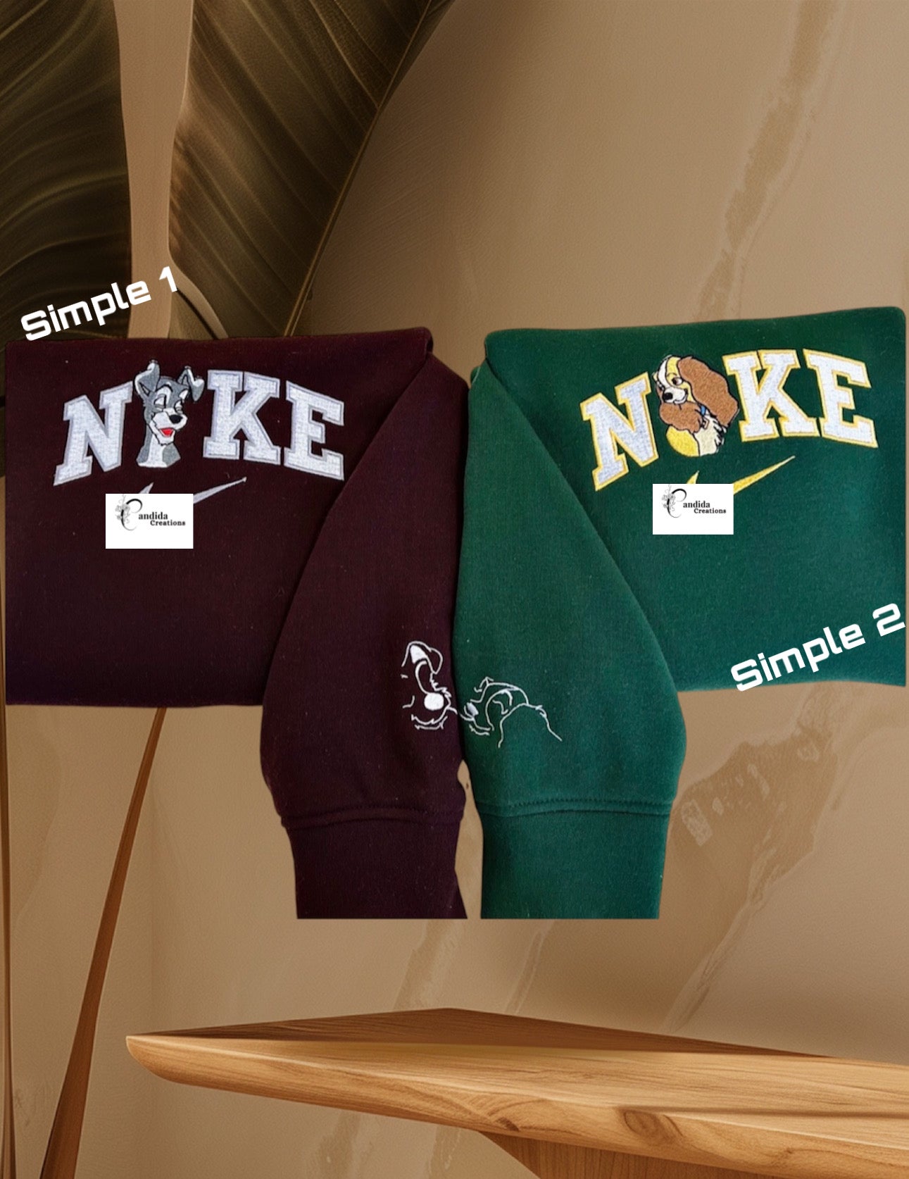 Felpa lilli e vagabondo – Candida Creations