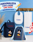 Promozione ritorno a scuola ZAINO +BAVETTA+ASCIUGAMANO+ SACCA CAMBIO IN REGALO 🎁