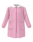 Grembiuli rosa a quadretti con Zip