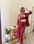 Coordinato Melody Bordeaux