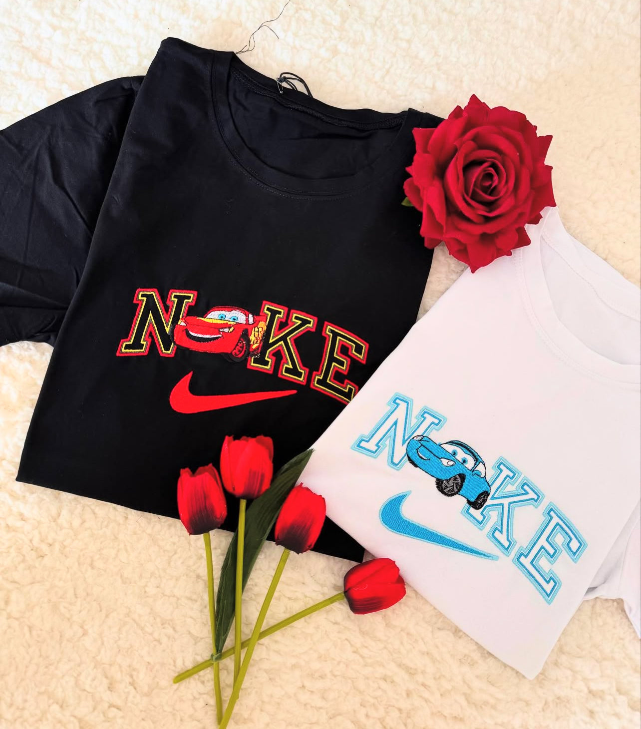 T-shirt coppia Sally e saetta 2