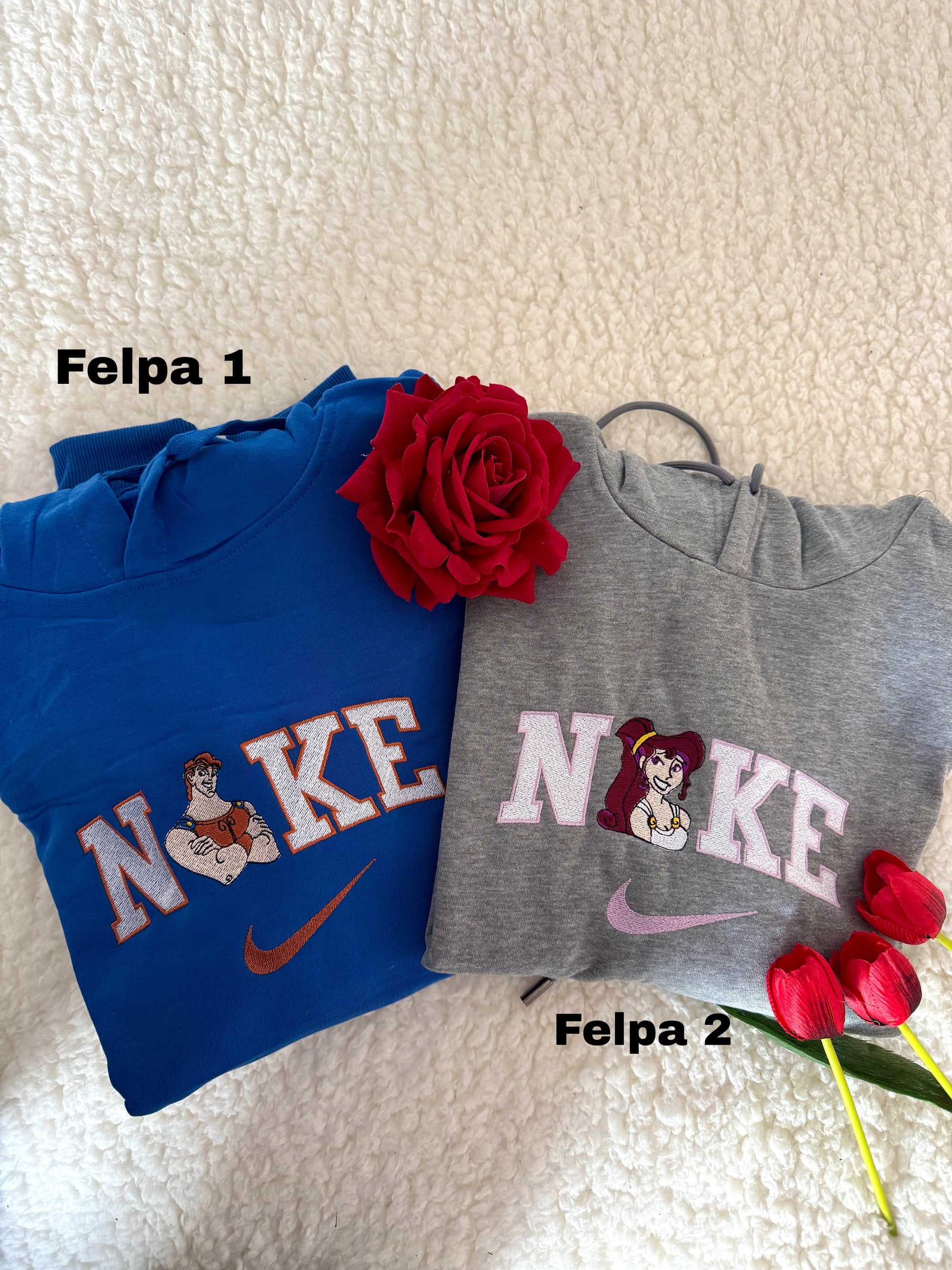 Felpa personalizzata Hercules e Megara