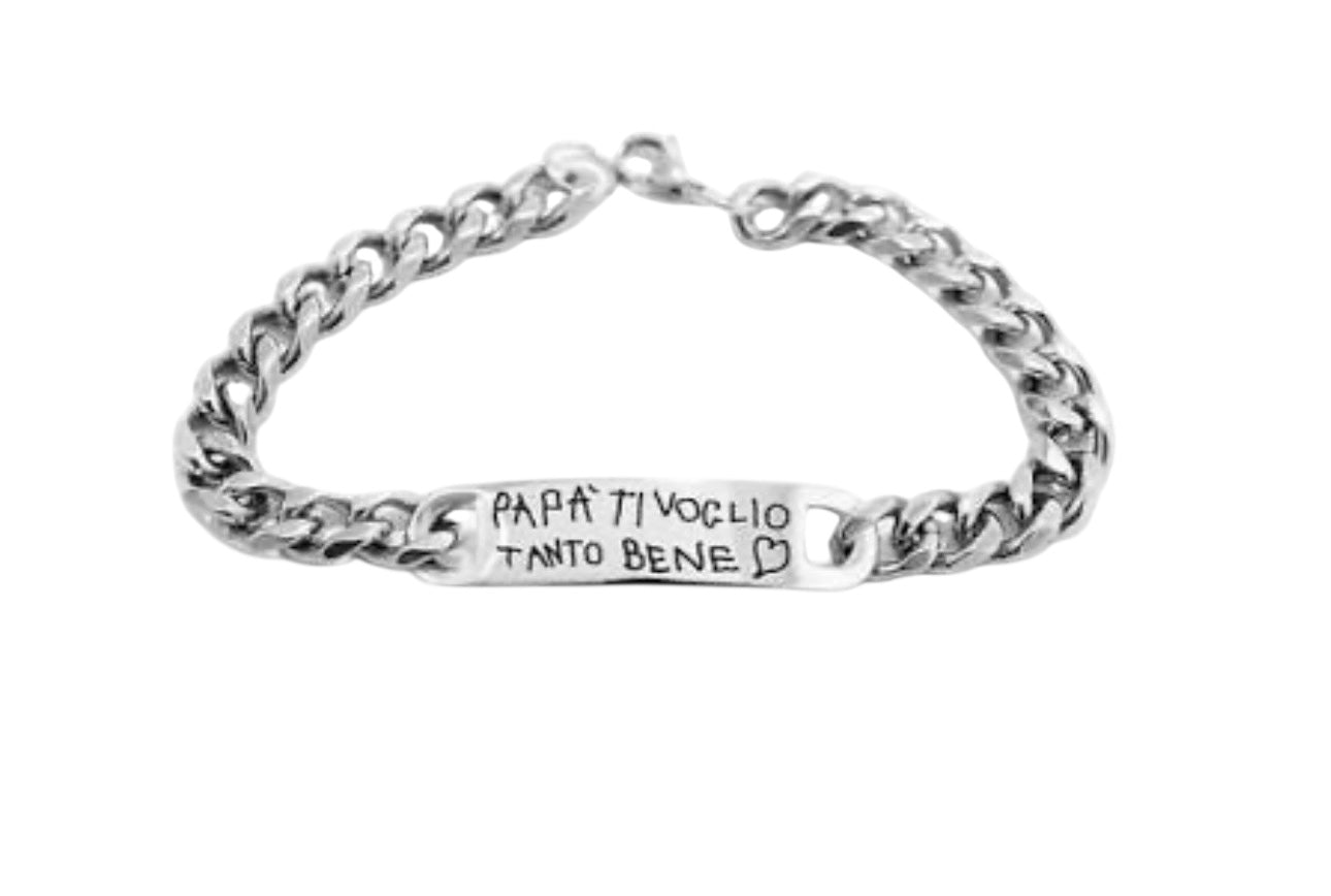 Bracciale con calligrafia