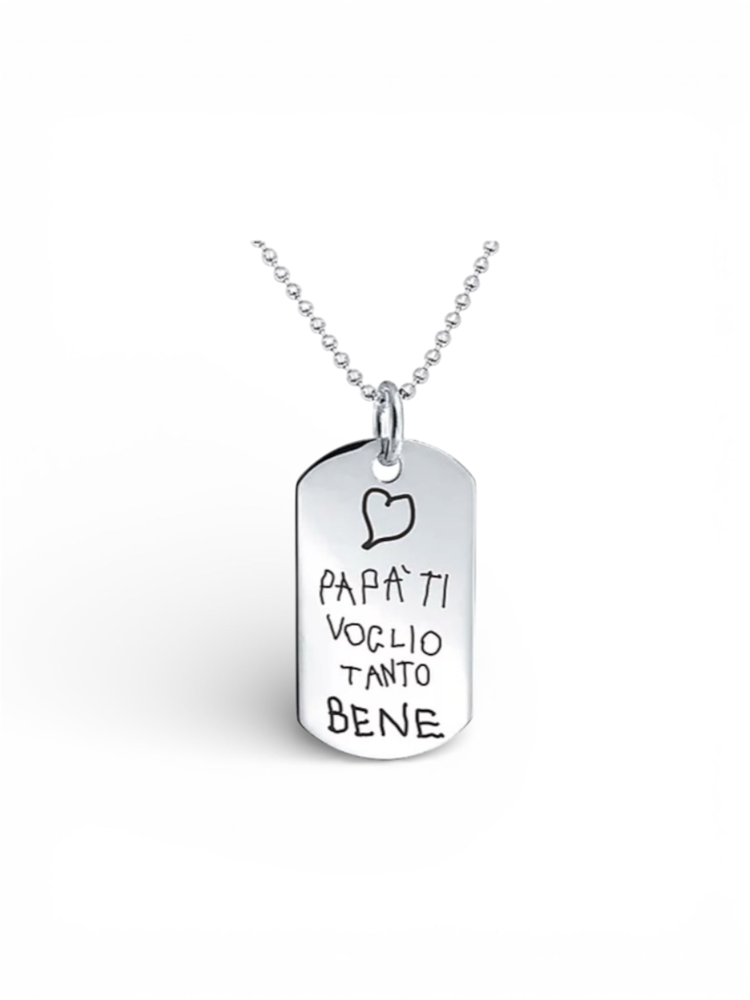 Collana personalizzata con calligrafia