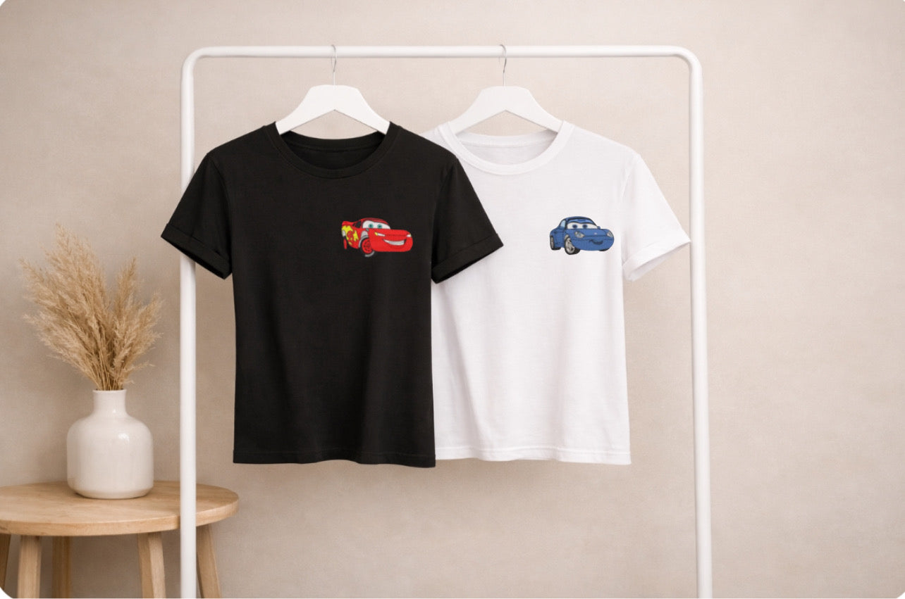 T-shirt coppia Sally e Saetta