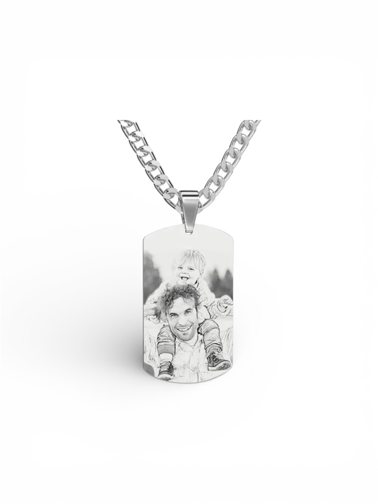 Collana con foto ritratto