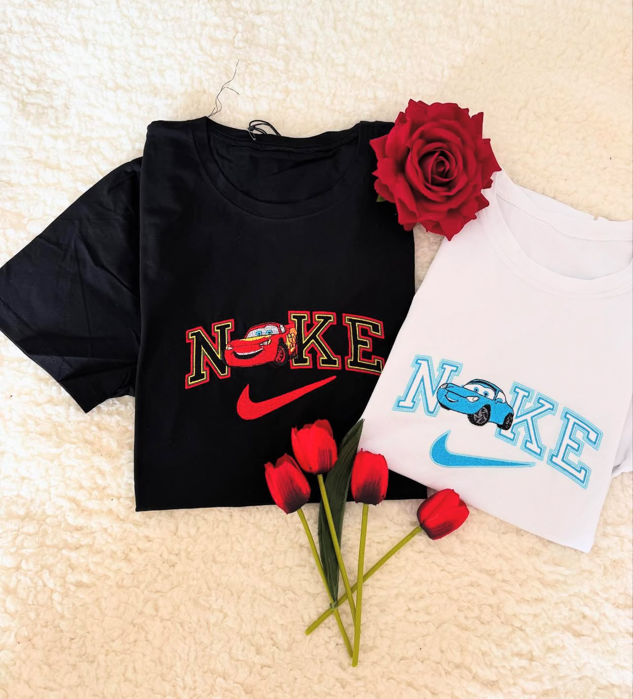 T-shirt coppia Sally e saetta 2