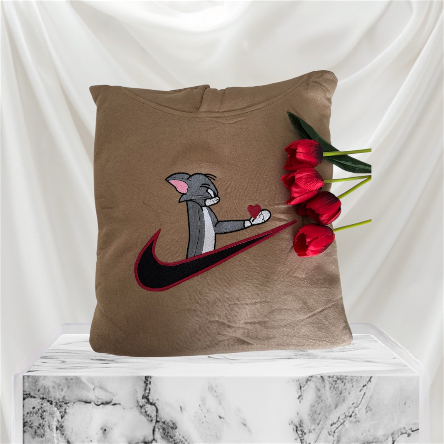 Felpa personalizzata Tom sul baffo