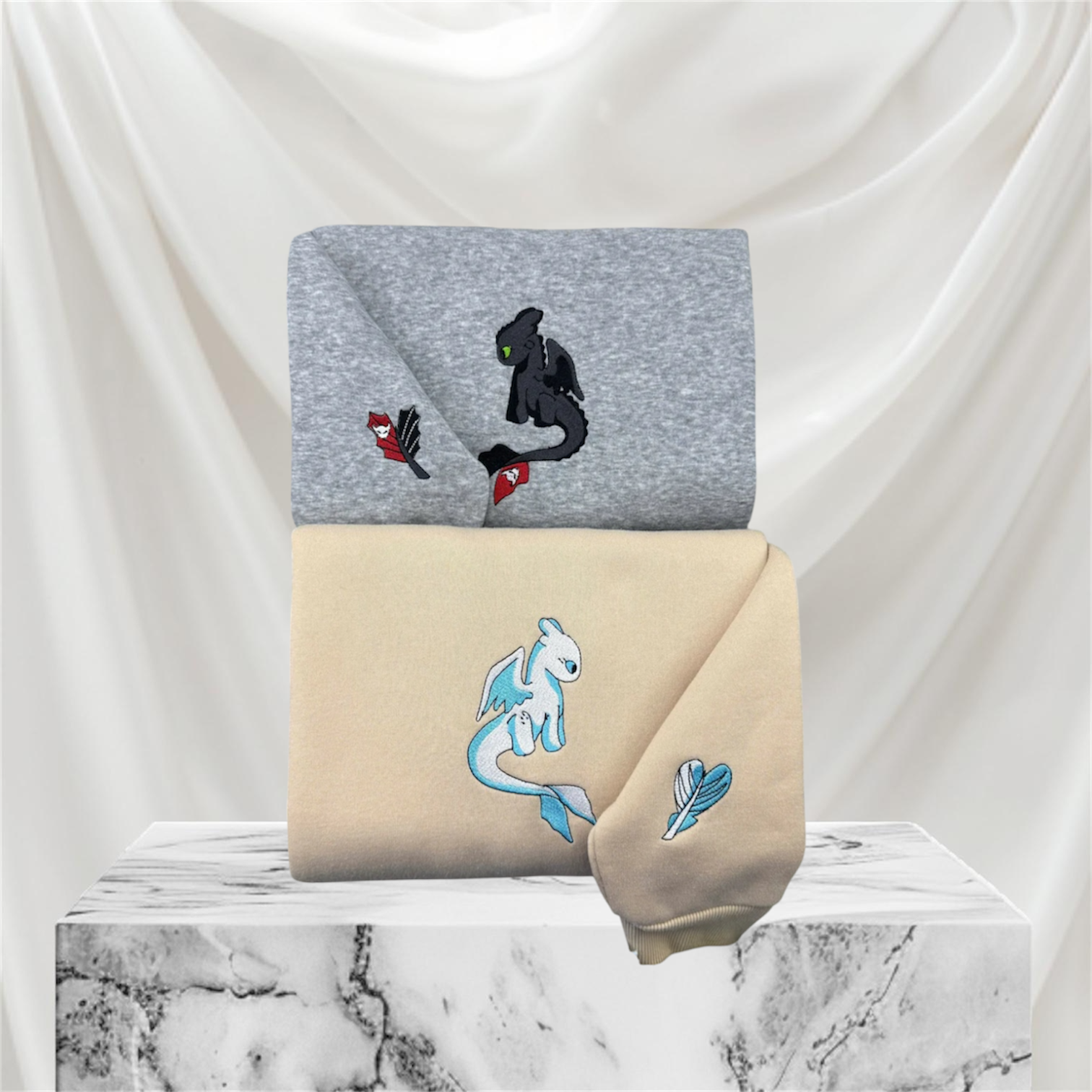 Felpa personalizzata Dragon furia