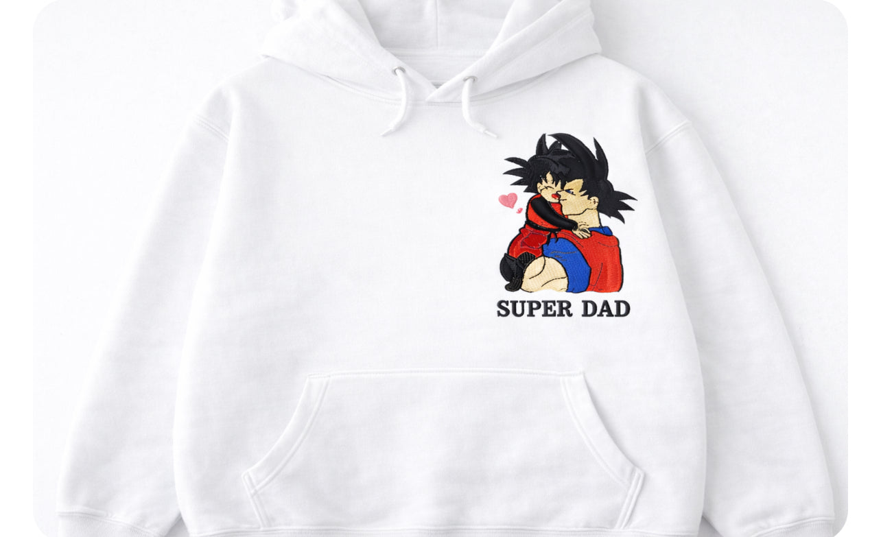 Felpa personalizzata Goku e Ghoan