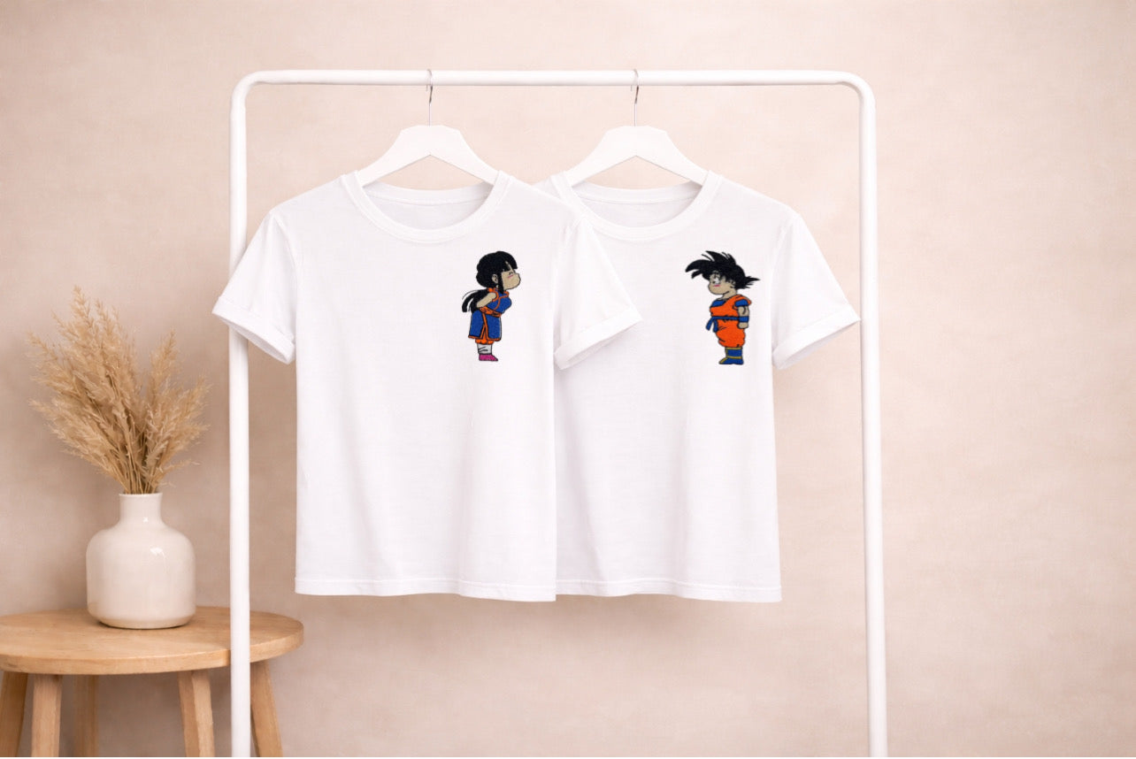 T-shirt coppia Goku e Kiki
